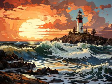 Lighthouse by PixelPrestige