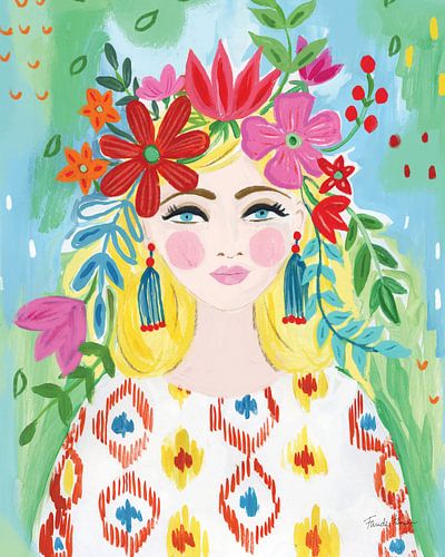 Boho Girl I, Farida Zaman