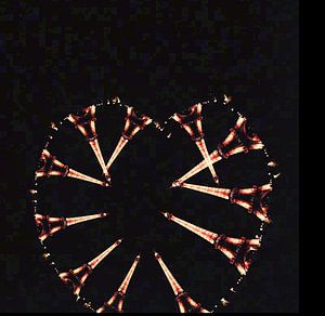 Eiffeltürme als Valentinsgruß