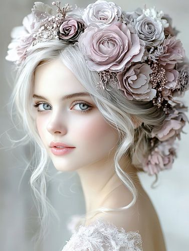 Delicate elegantie in een rozendroom