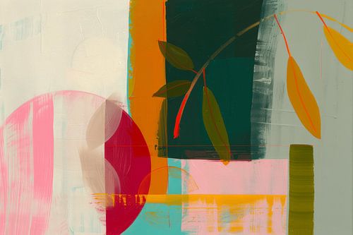 Colorée, moderne et abstraite