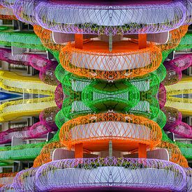 Rhythm in Colour - Ibiza town by Bas Potman