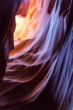 Waves of pink sandstone