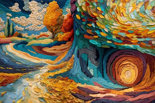 picturesque abstract autumn