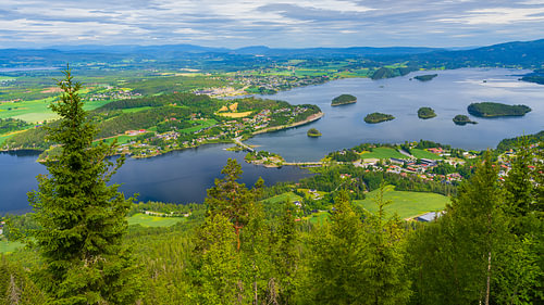 Kongens Utsikt, Sundvollen, Norvège sur Henk Meijer Photography