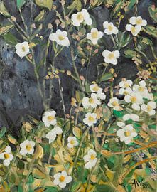 Autumn Anemones by Antonie van Gelder Beeldend kunstenaar
