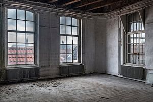 Verlassene van Heutsz Schulgebäude Innenraum in Kampen