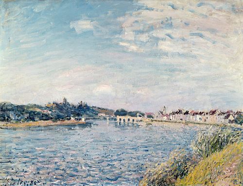 Alfred Sisley,Landschap, 1888 Olie op Canvas Foto
