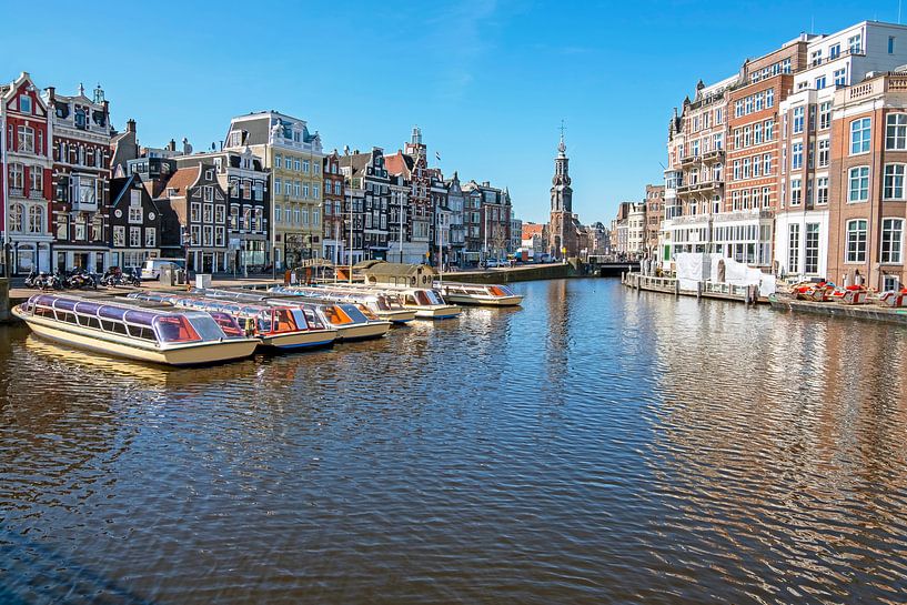 Cityscape of Amsterdam with the Coin Tower by Eye on You