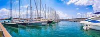 Mallorca Hafen mit Boote von Mustafa Kurnaz Miniaturansicht