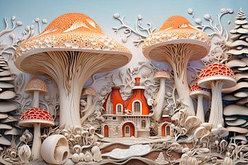 Paddenstoelen universum van Erich Krätschmer