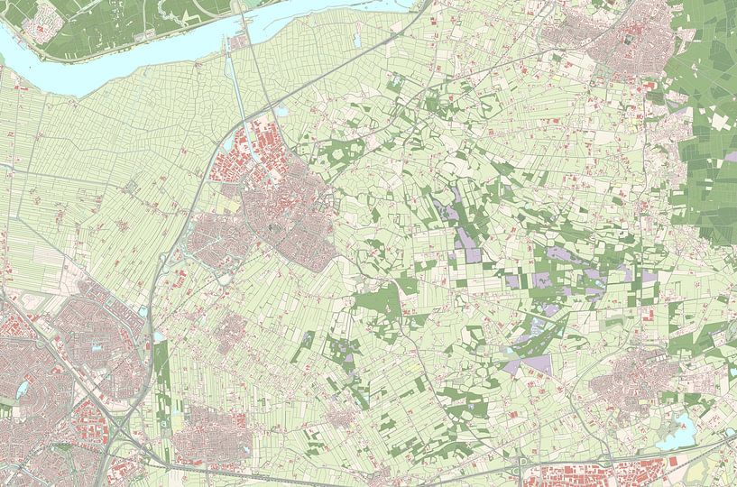 Map of Nijkerk by Rebel Ontwerp