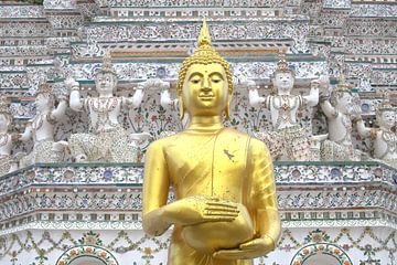 Wat Arun tempel bangkok Thailand van Jeroen Niemeijer