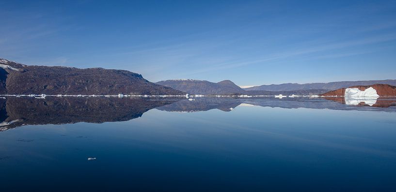 Ein Panoramabild mit Spiegelung von Ellen van Schravendijk