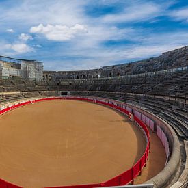 The Roman Arena in Nîmes, Provence, France by Maarten Hoek