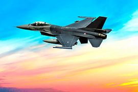 F-16 Fighting Falcon, take off.