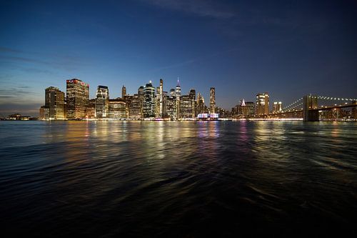 New York Manhattan at sunset