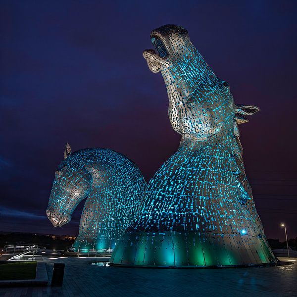 Les Kelpies, Écosse par Hans Kool