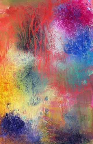 Mystiek bos - abstract landschap