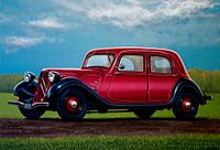Citroen Traction Avant Painting