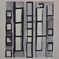 Bâtiments noir blanc gris