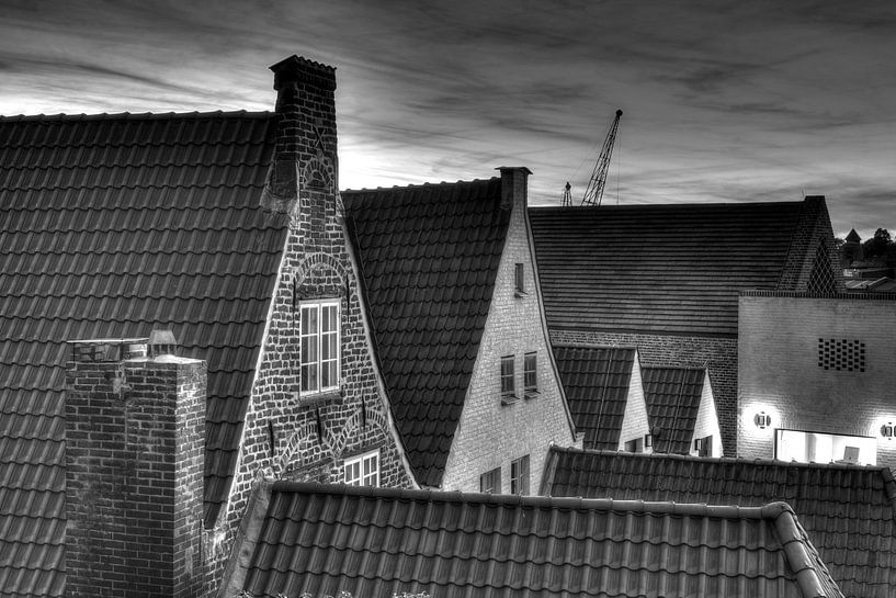 Historiche Giebelhäuser in der Altstadt, Lübeck von Torsten Krüger