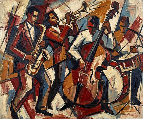 De klanken van een jazzkwartet
