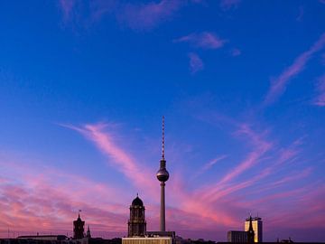 Berlijn TV Toren Skyline - 05.02.2020 van Aurica Voss