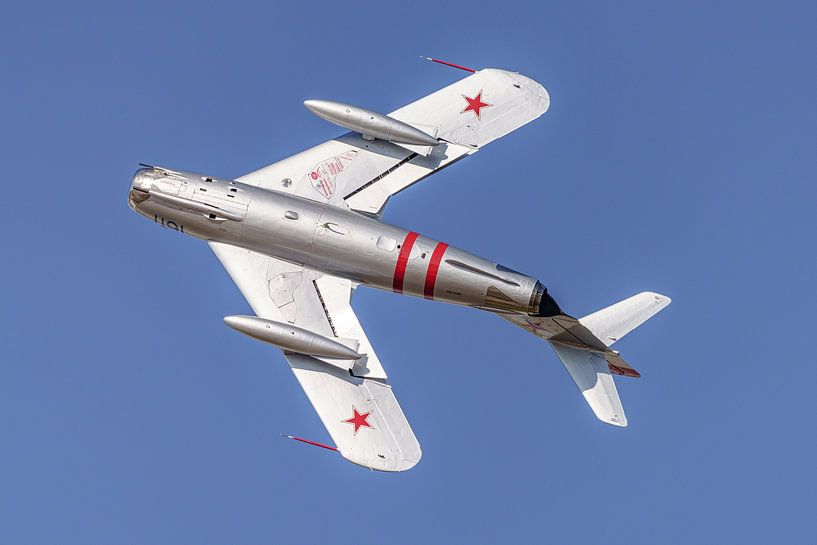 Mikoyan-Gurevich Mig-17F Fresco. by Jaap van den Berg