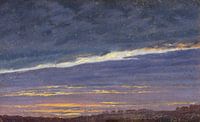 Evening cloudy sky, Caspar David Friedrich - 1824 by Het Archief thumbnail