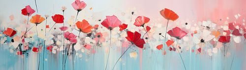 Bloemen voor Tuin | Vrolijke Rode en Roze Bloemen