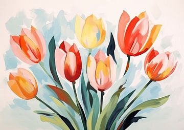 Flowers by Blikvanger Schilderijen