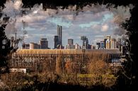 Feyenoord ART Rotterdam Stadium "De Kuip" Skyline von MS Fotografie | Marc van der Stelt Miniaturansicht