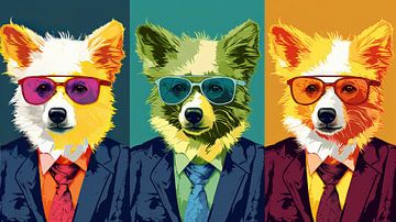 Warhol : Les Hip Corgi's sur ByNoukk