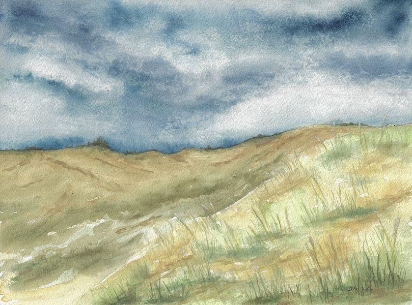 Paysage de dunes au Danemark par Sandra Steinke