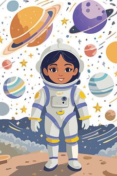 Une jeune astronaute à la conquête de l'univers