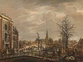 The Rapenburg in Leiden, Carel Lodewijk Hansen by Masterful Masters thumbnail