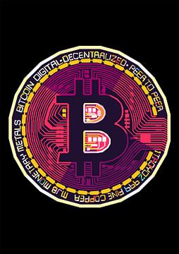 bitcoin wpap pop art by amex Dares