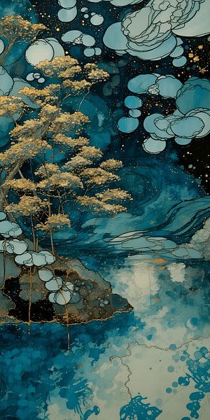 Japanese landscape by Jolique Arte