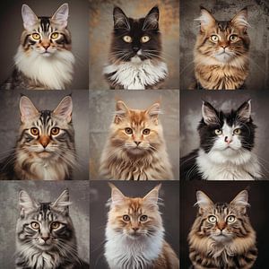 Katzen-Porträts