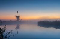 Misty sunrise at the windmill van Ilya Korzelius thumbnail