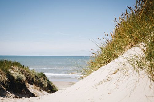 Zeegras en uitzicht op de zee bij Schoorl, langs de Hollandse kustlijn | Fine Art Natuurfotografie i