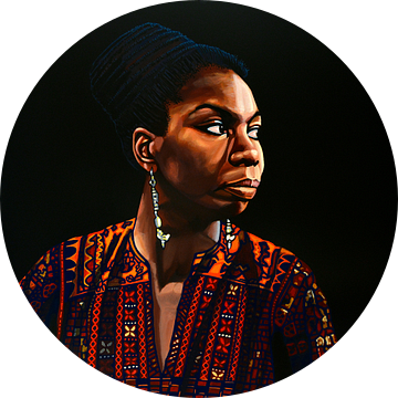 Nina Simone Schilderij van Paul Meijering