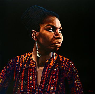 Nina Simone Painting sur Paul Meijering