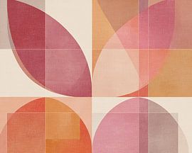 Soft Pastel Botanical Shapes