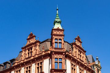 Historisch gebouw in de stad Leipzig van Rico Ködder