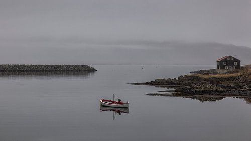 De haven van Djupivogur