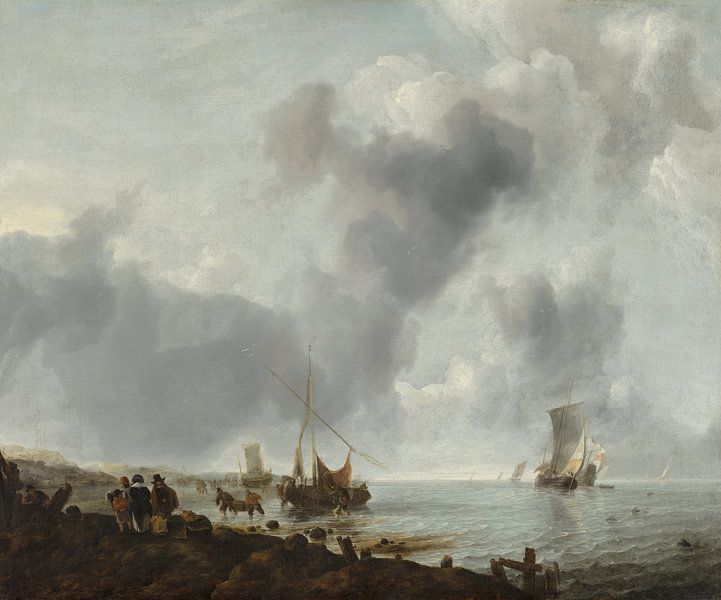 Schepen voor de kust, Jan van de Cappelle van Meesterlijcke Meesters