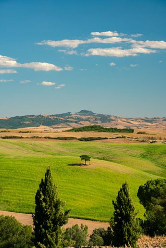 Kapel Vitaleta en het Toscaanse platteland