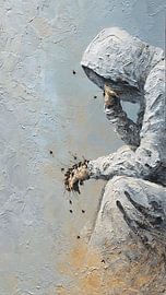 Surreal Horror Body Insects Emerging Dark Concept Art by Aden Pink Studio